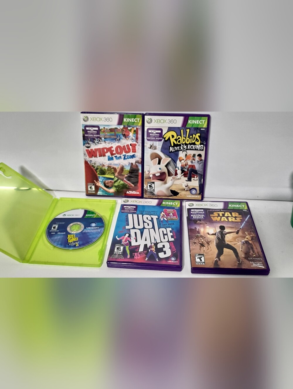 Microsoft Xbox 360 Kinect Games Bundle